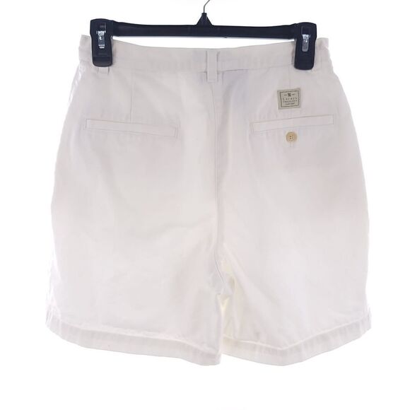 Lauren Ralph Lauren Women's Size 4 Solid White Cotton Shorts - Picture 3 of 6